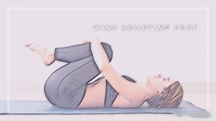 How to Do the Wind Relieving Pose - YouTube