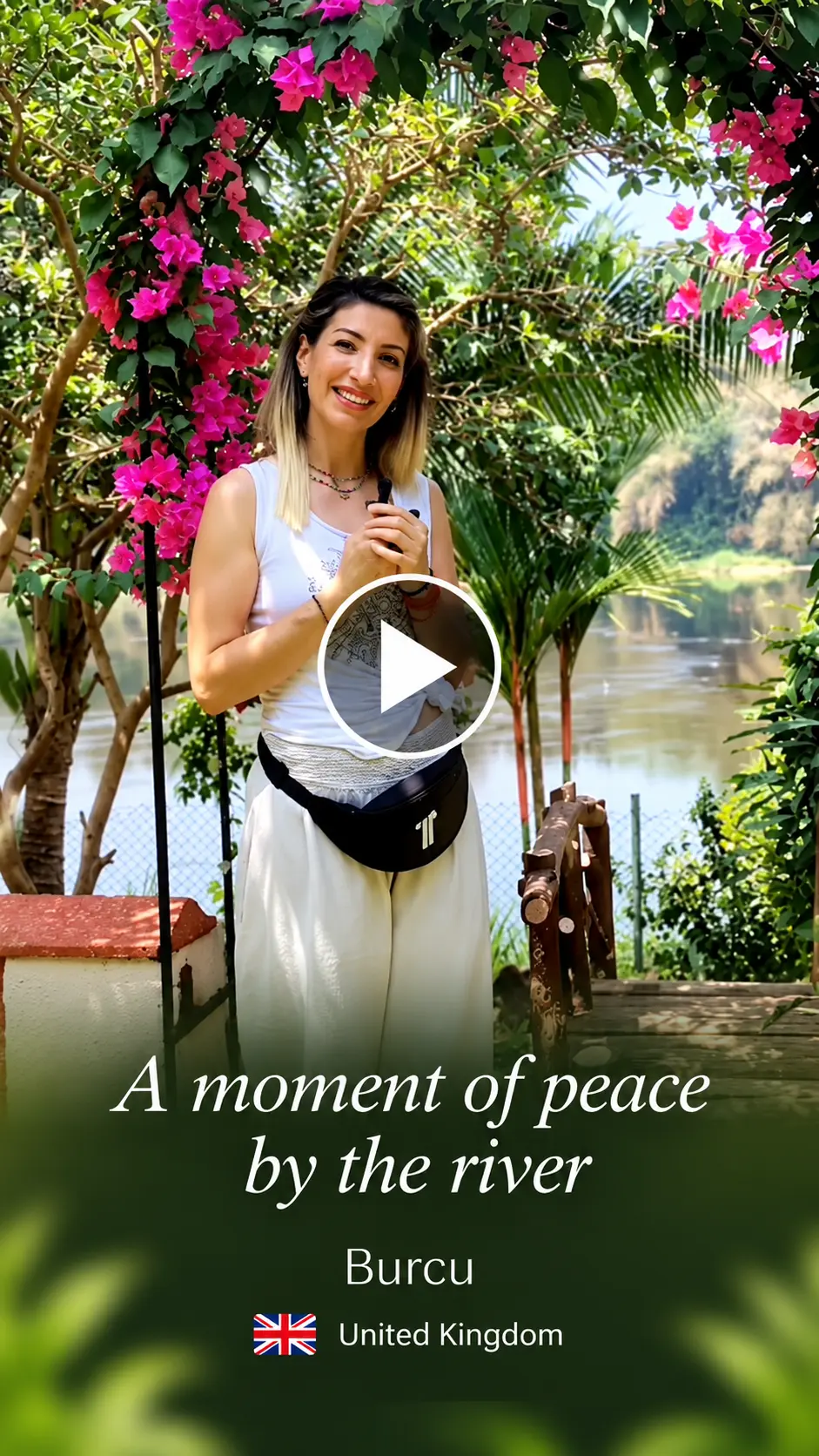 Burcu — A Moment of Peace by the River